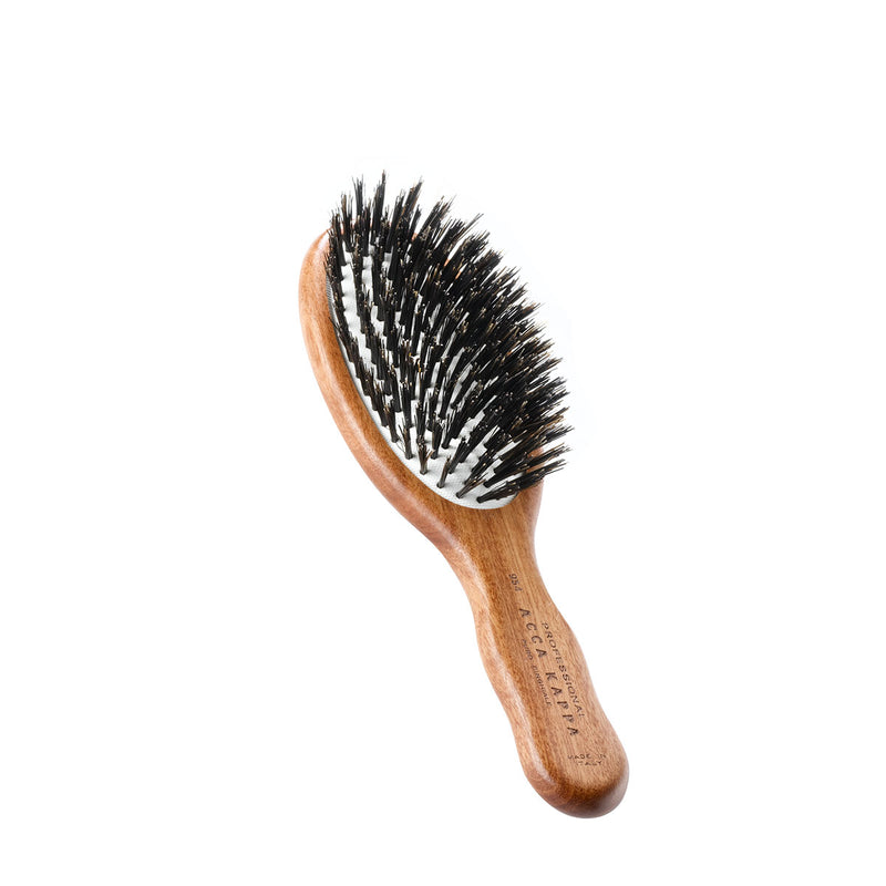 ACCA KAPPA Pneumatic Kotibé  Wood Oval Brush with Pure Bristle - Travel