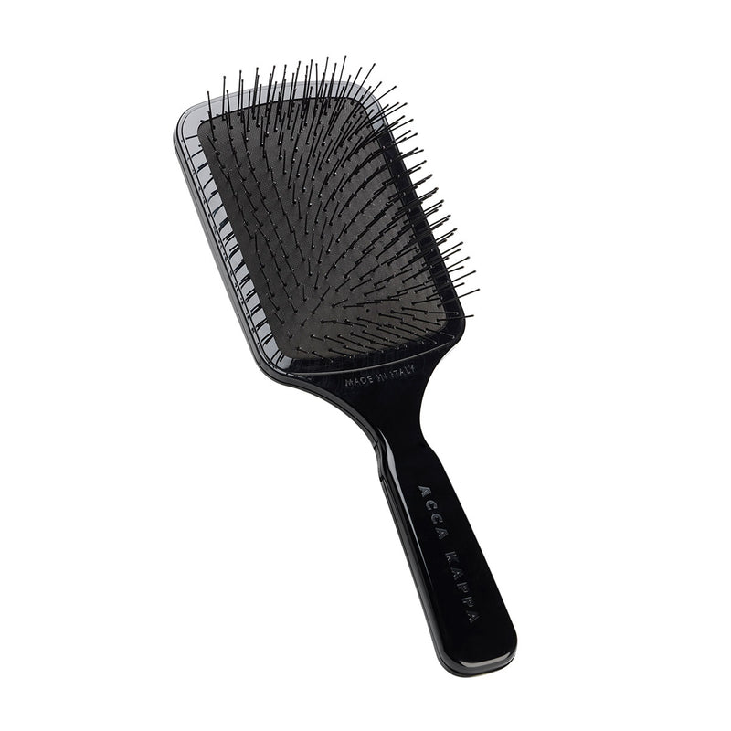 ACCA KAPPA Shower Paddle Brush with Soft Nylon Pins and Resin Tip