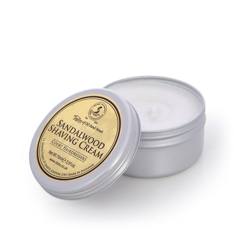 Taylor of Old Bond Street Sandalwood Shaving Cream Bowl (75ml)