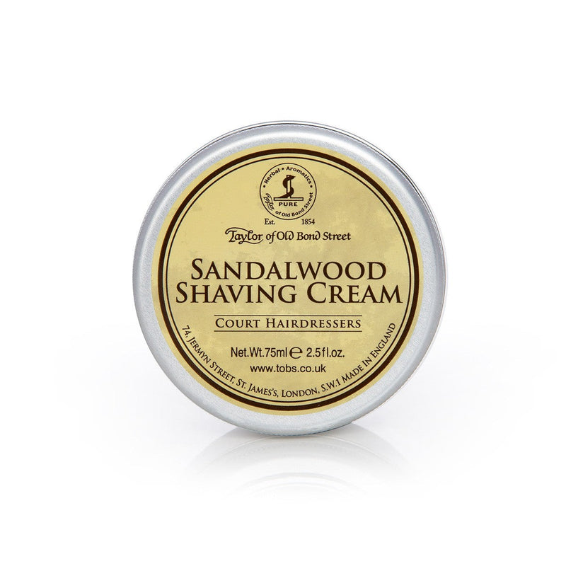 Taylor of Old Bond Street Sandalwood Shaving Cream Bowl (75ml)