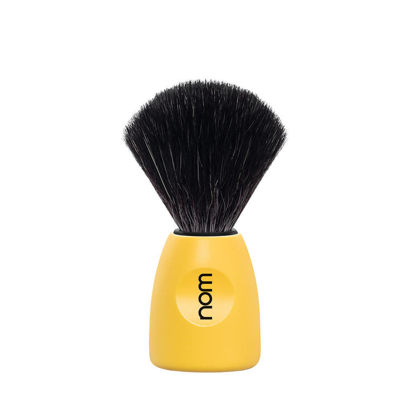 nom LASSE Vegan Fibre Shaving Brush in Lemon