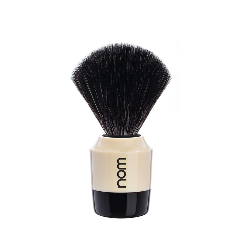 nom MARTEN Vegan Fibre Shaving Brush in Cream