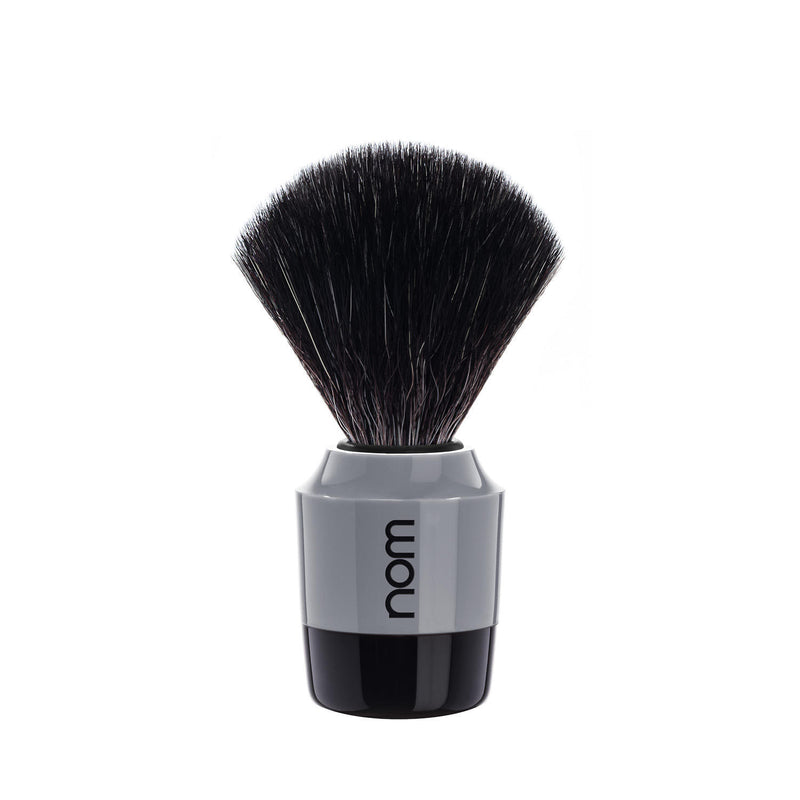 nom MARTEN Vegan Fibre Shaving Brush in Grey