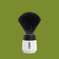 nom MAX Vegan Fibre Shaving Brush in White