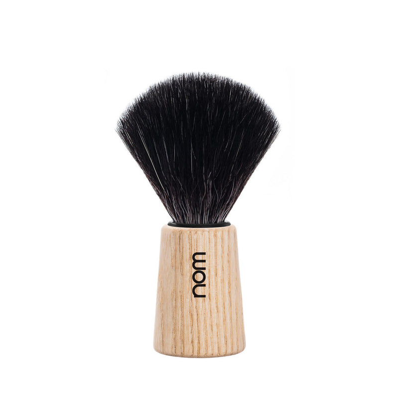 nom THEO Vegan Fibre Shaving Brush in Pure Ash