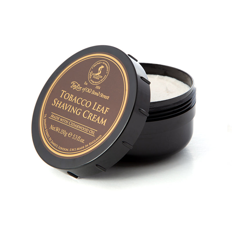 Taylor of Old Bond Street Tobacco Leaf Shaving Cream Bowl (150g)