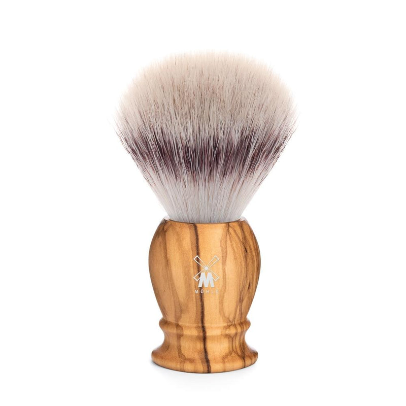 MÜHLE Classic Silvertip Fibre Shaving Brush, in Olive Wood, Medium