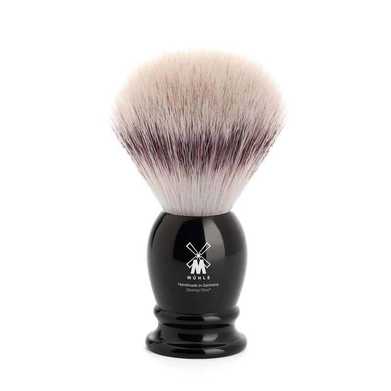 MÜHLE Classic Silvertip Fibre Shaving Brush, in Black, Medium