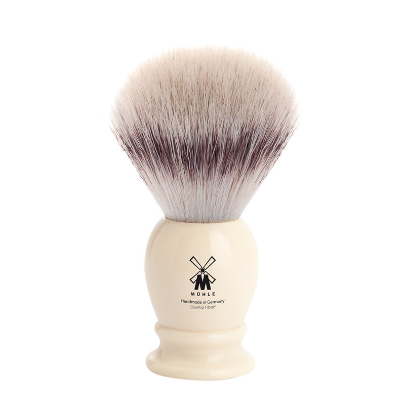 MÜHLE CLASSIC Large Faux Ivory Silvertip Fibre Shaving Brush