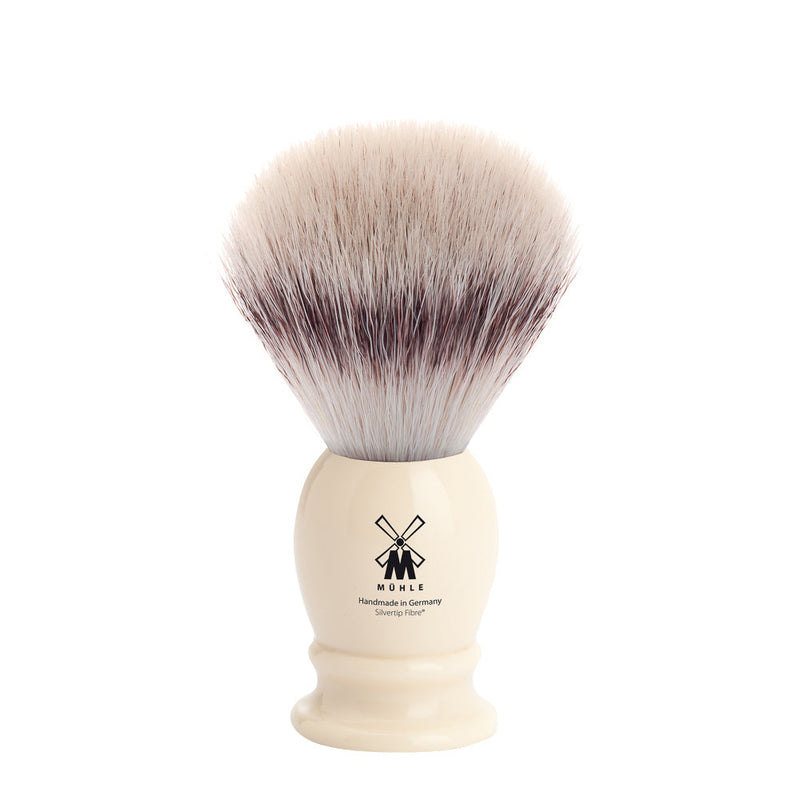 MÜHLE CLASSIC Medium Faux Ivory Silvertip Fibre Shaving Brush