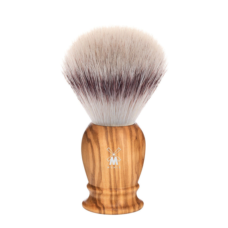 MÜHLE CLASSIC Large Olive Wood Silvertip Fibre Shaving Brush