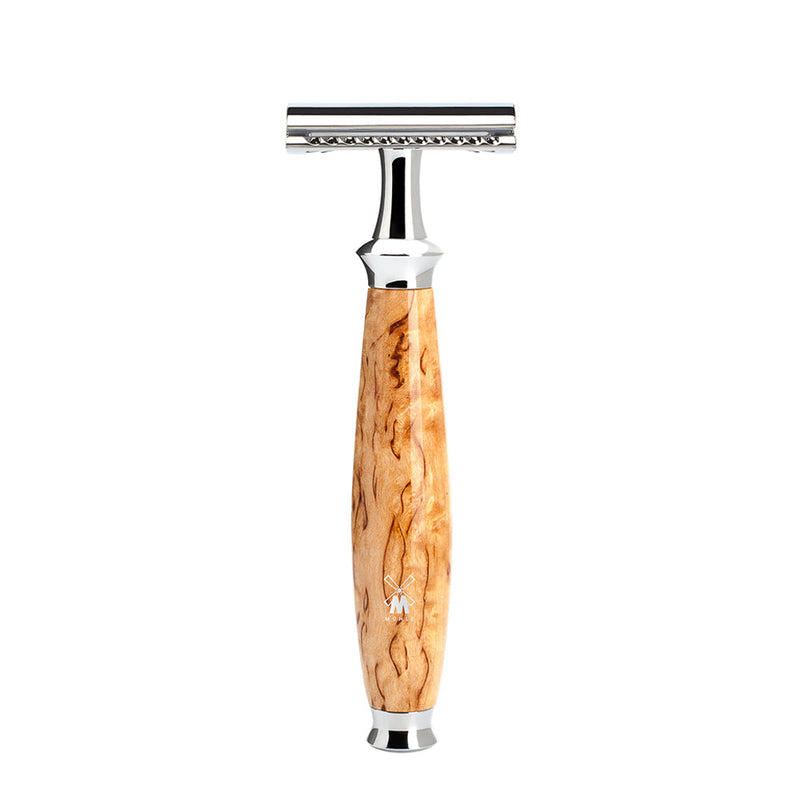 MÜHLE PURIST Karelian Masur Birch Closed Comb Safety Razor