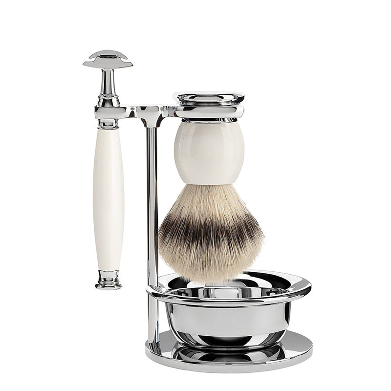 MÜHLE SOPHIST Vegan Friendly 4 Piece Safety Razor Shaving Set