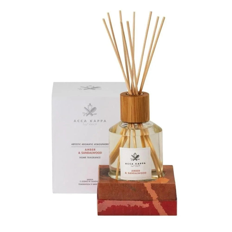 ACCA KAPPA Amber & Sandalwood Home Diffuser with Sticks (250ml)