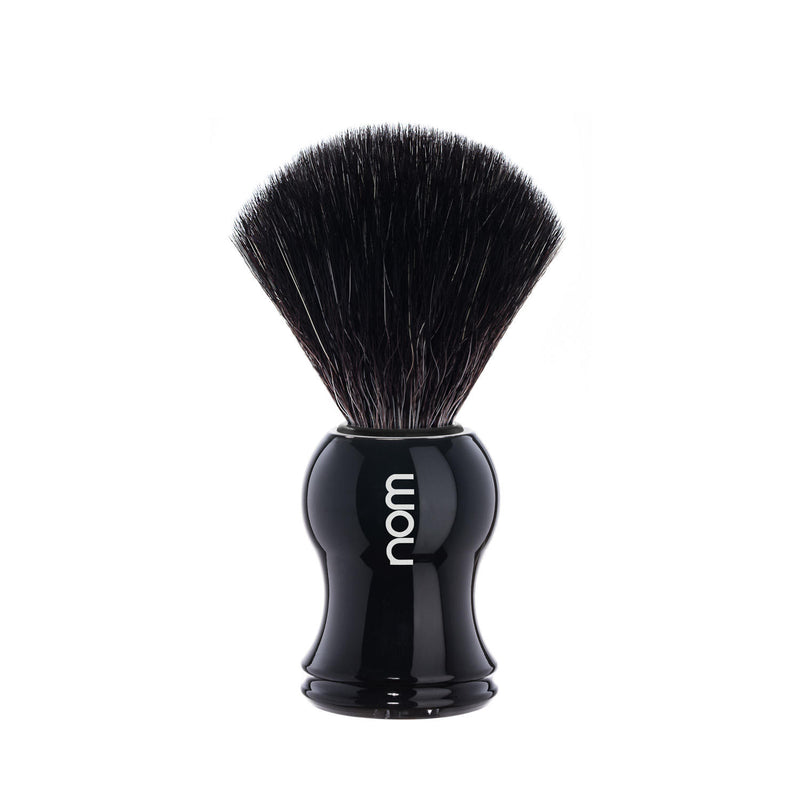 nom GUSTAV Black Fibre Shaving Brush in Black