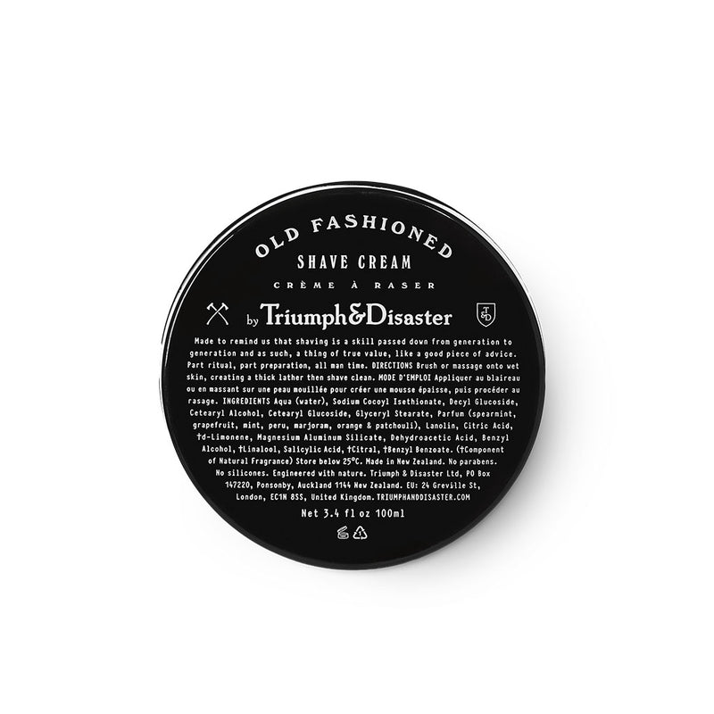 Triumph & Disaster Old Fashioned Shave Cream (100ml Jar)