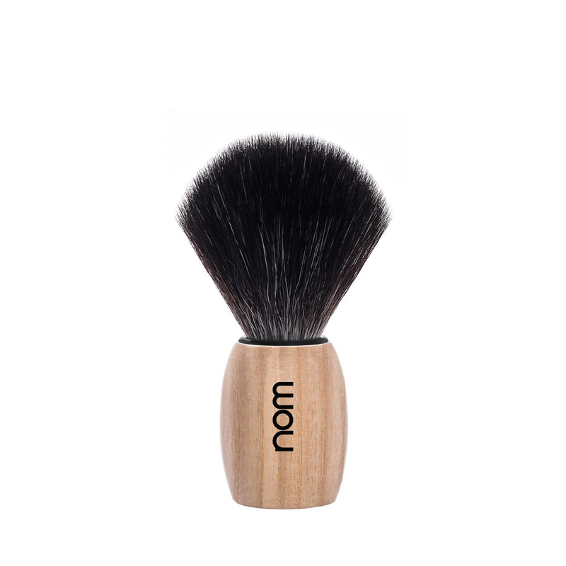 nom OLE Black Fibre Shaving Brush in Pure Ash