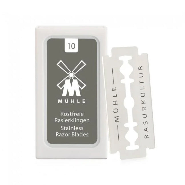 pack of 10 Muhle safety razor blades