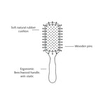 ACCA KAPPA Natura Paddle Brush